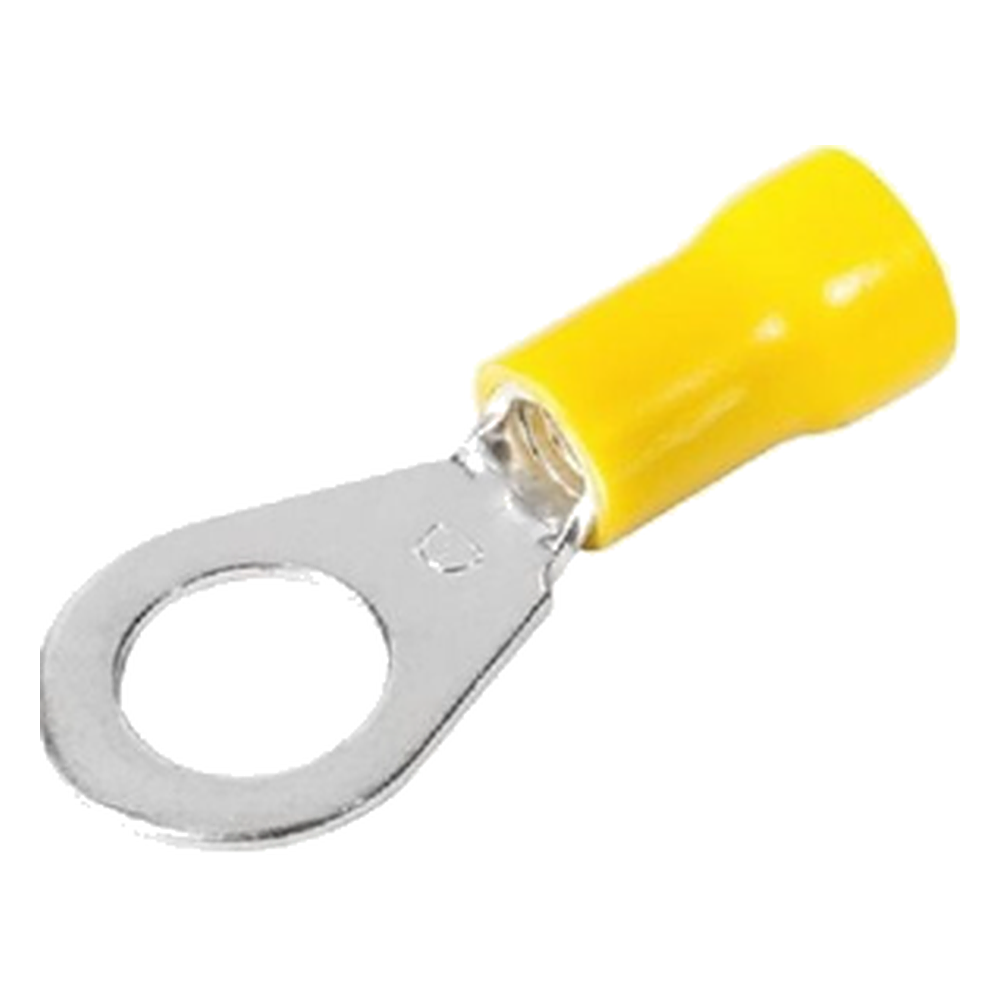 Terminal Olhal Anel Pre Isolado (F) 25 MM Amarelo
