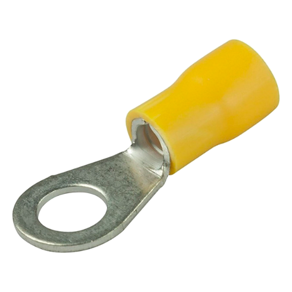 Terminal Olhal Anel Pre Isolado 4,0 6,0MM Amarelo M5