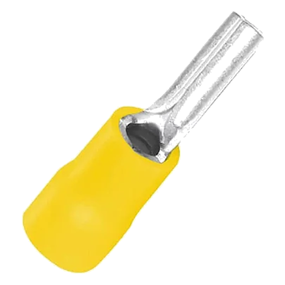 Terminal Pino Pre Isolado 25,0MM 89A Amarelo Decorlux