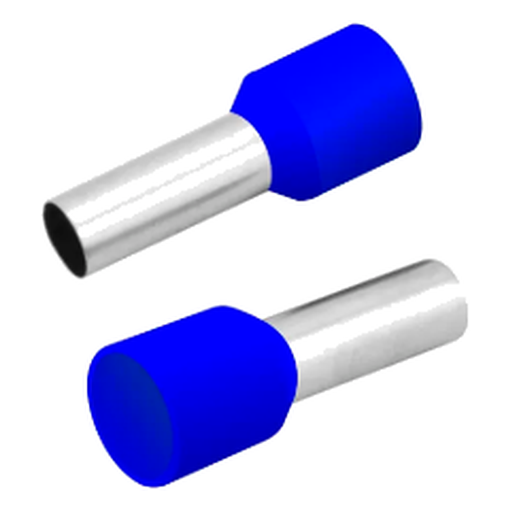 Terminal Tubular Ilhos Pre Isolado 2,5 MM AZ