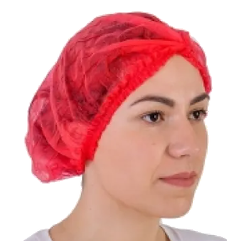 Touca Sanf Pct C 100 Unid Vermelha Imp