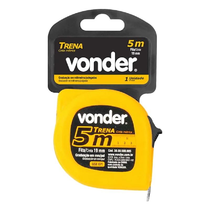 Trena Aco (E) 5M X 19,0MM Economica Vonder