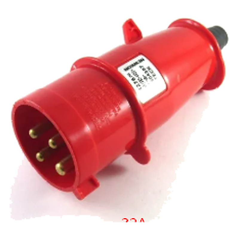 Plugue 3P+T 32A 380/440V 6H VM Steck