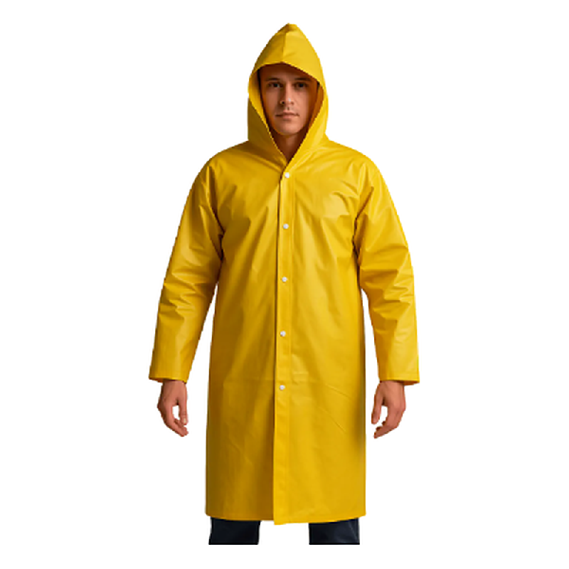 Capa DE Chuva EM Pvc Amarela Klm Luvas T