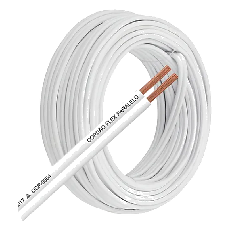 Cordao Paralelo 2X4,00 Branco Cobrecom