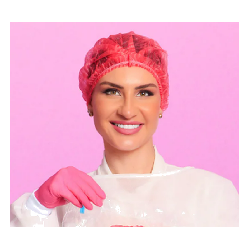 Touca Descartavel Socc Sanfonada (Vermelho) Pct C/100
