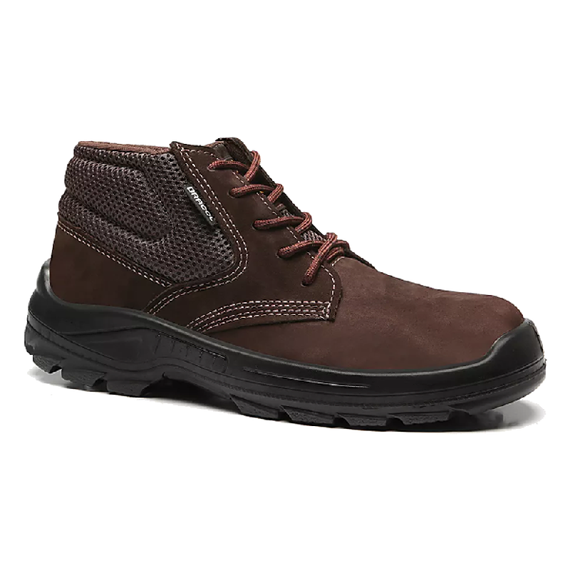 4031BAEN4600EL Botina Marron Amarrar Eletricista Acolchoada Bracol