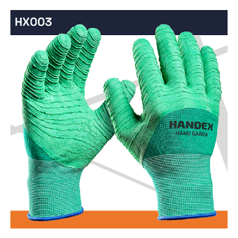 Luva Handex Hand Garra Verde Handex