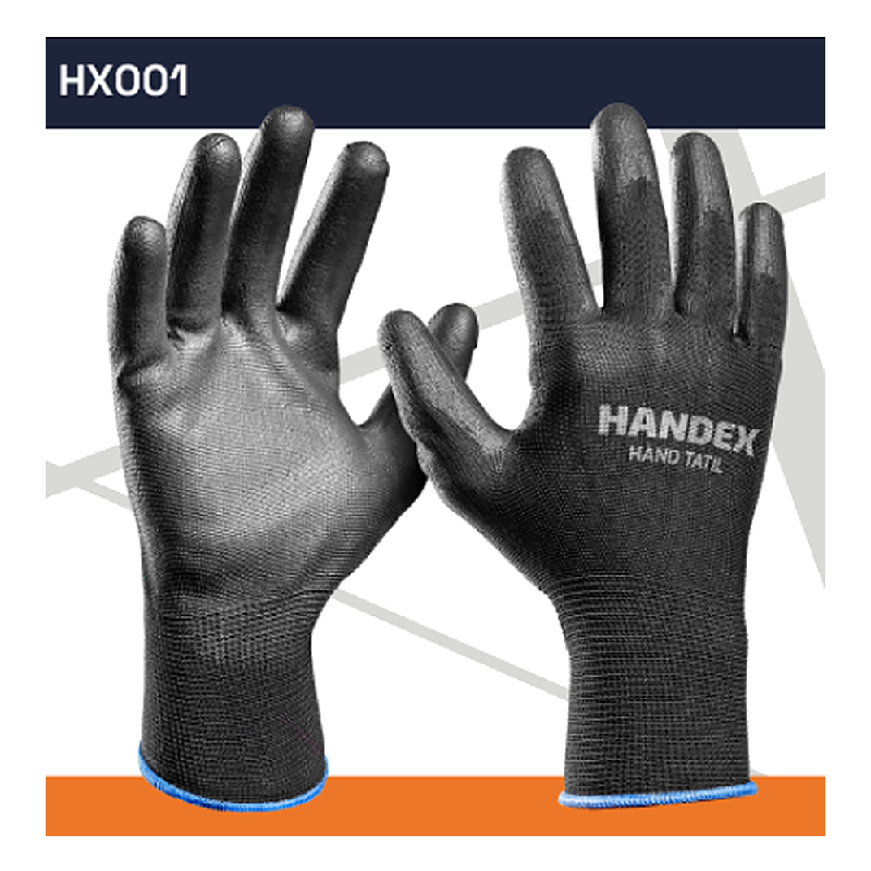 Luva Handex Hand Tatil Preta Handex