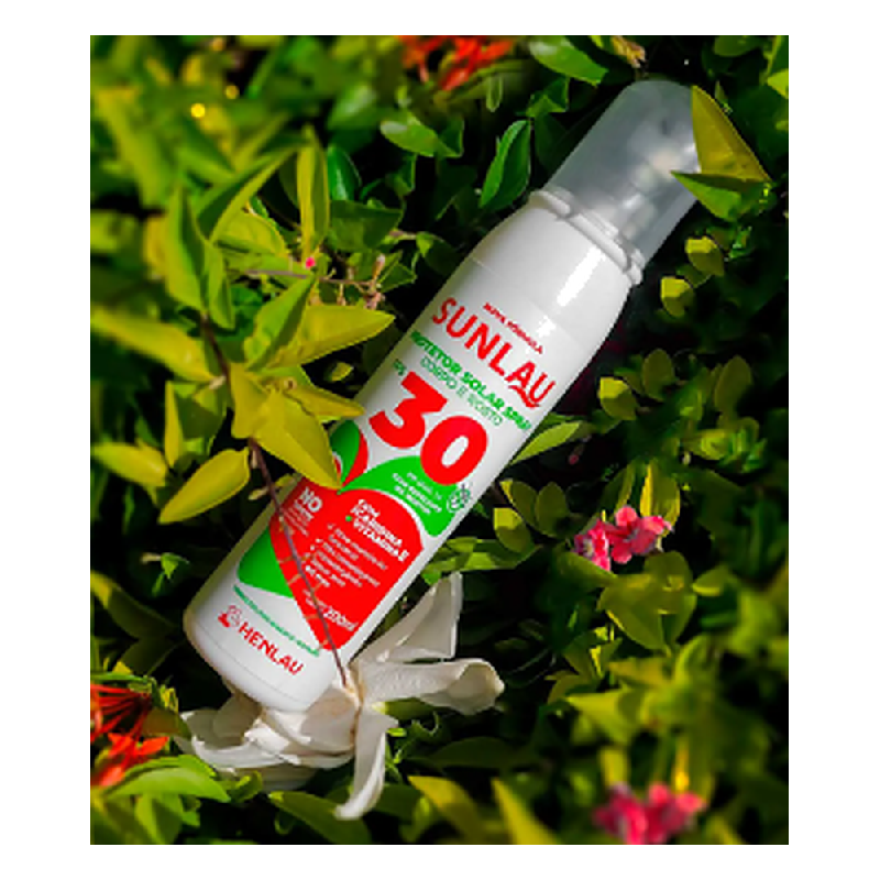 Protetor Solar Sunlau Spray Fps 30 Com Rep Icaridina (100ML) Henlau