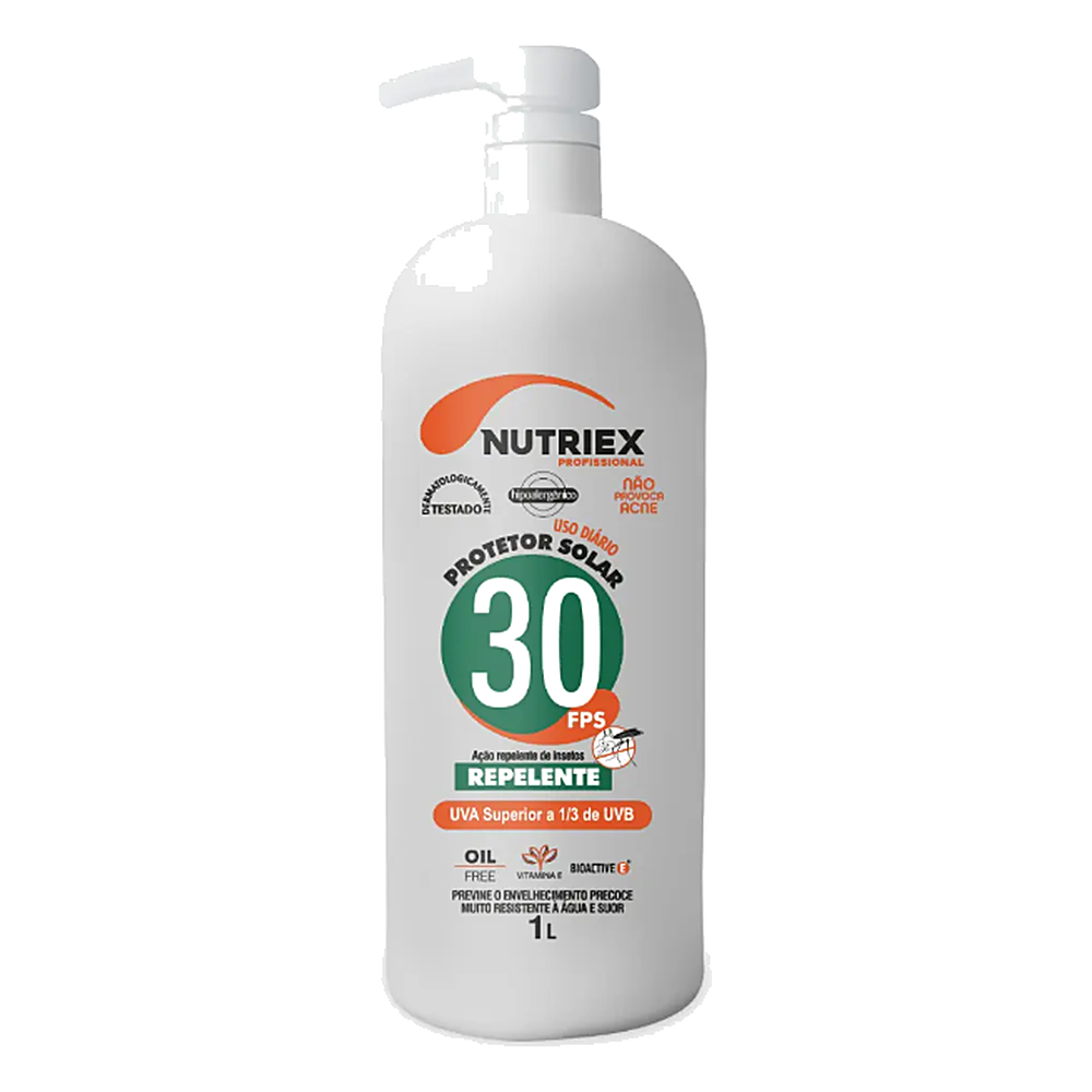 Protetor Solar Fps 30 Com Repelente Profissioanl 1 Litro Nutriex