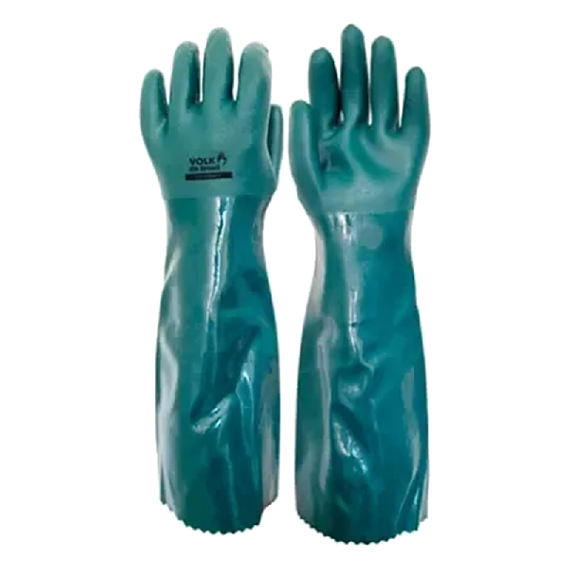 Luva DE Pvc Forrada Palma Aspera 46 CM Volk Volk