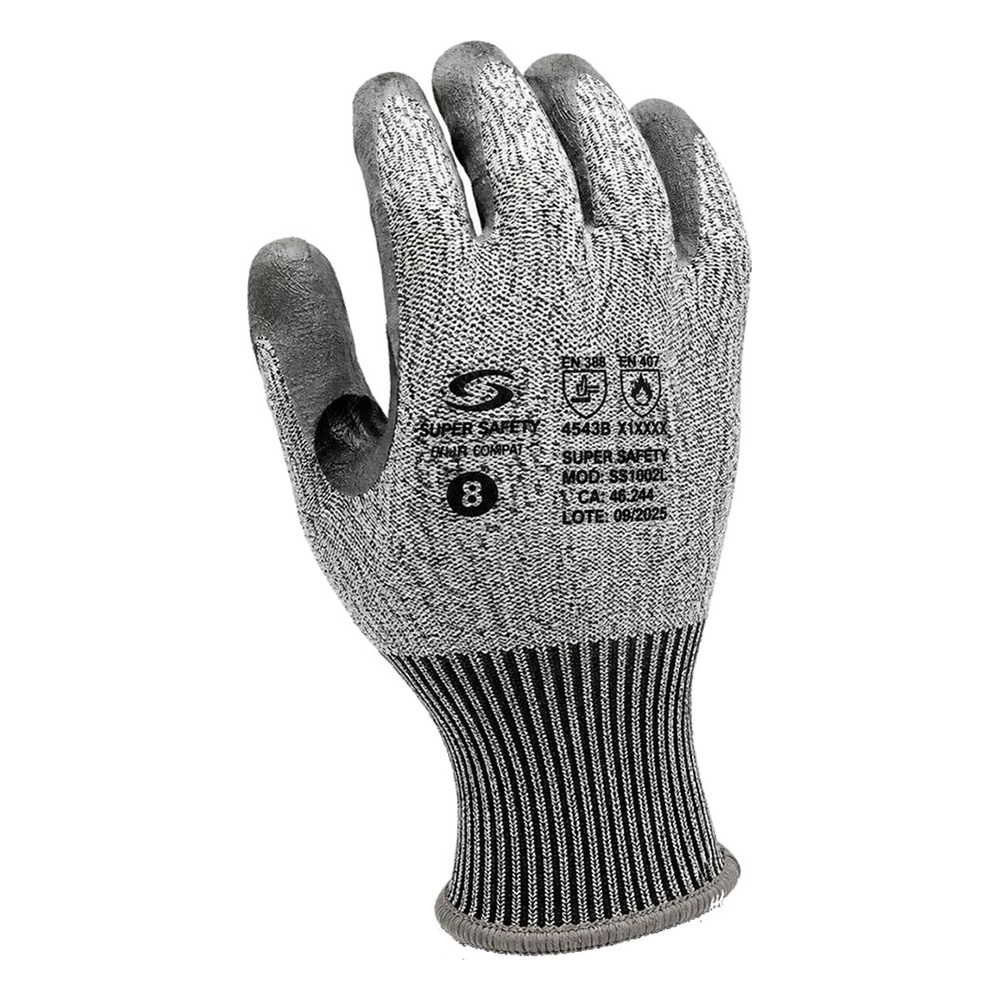 Luva DE Polietileno DE Alta Densidade 1008 Hppe Supersafety